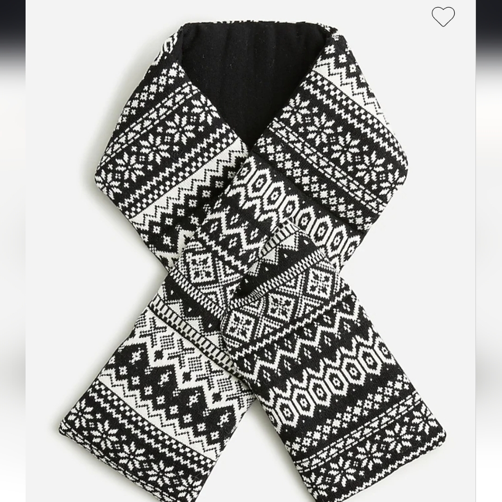 J. Crew Fair Isle Pull Through Scarf